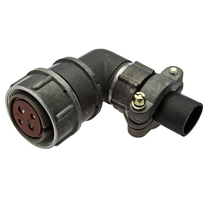 Разъём  RUICHI  RM22-4-TK-S-R   кабельная угловая  неэкранированная розетка (аналог 2рмт22)