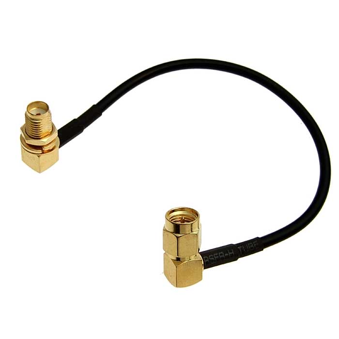 Разъём высокочастотный RUICHI SMA-KW-1.5-RG174-15CM-SMA-JW-1.5, длина 15 см