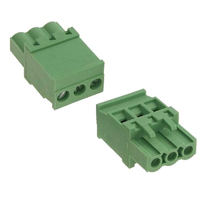 Разъемный клеммный блок на кабель ZTM-ELECTRO 2ZSDP-03P ( 2EDGKA-5.08-03P / 2EGTKA- 5.08-03P), вилка (M), 3 контакта, шаг 5.08 мм