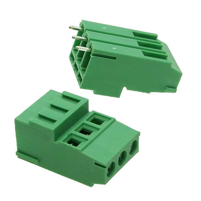 Винтовой модульный клеммный блок ZTM-ELECTRO ZEK500V-03P ( DG500H-5.0-02P ), на плату,  3 контакта, шаг 5.00 мм