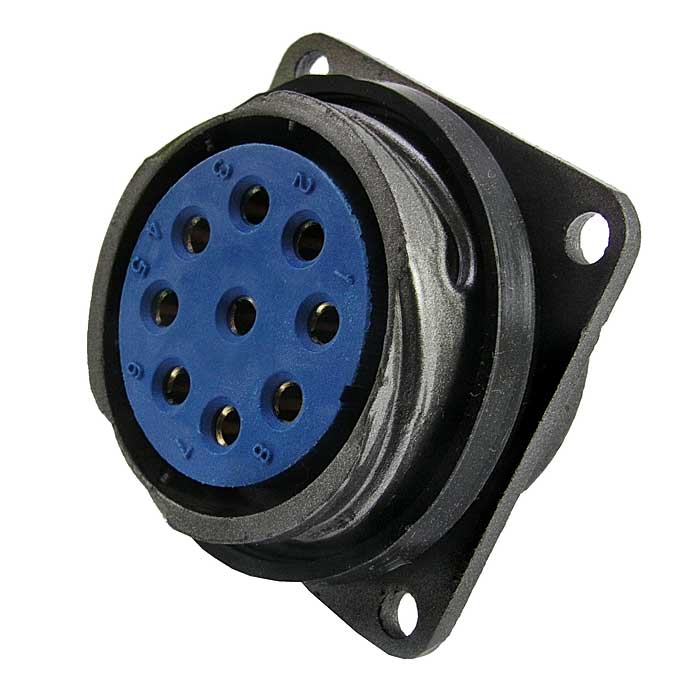 Разъём быстроразъёмный RUICHI FQ30-9pin ZK, 9-ти контактный