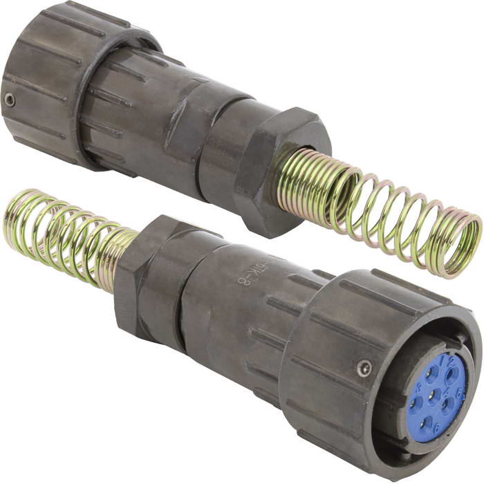 Разъём быстроразъёмный RUICHI FQ18-6pin TK-8, 6-ти контактный
