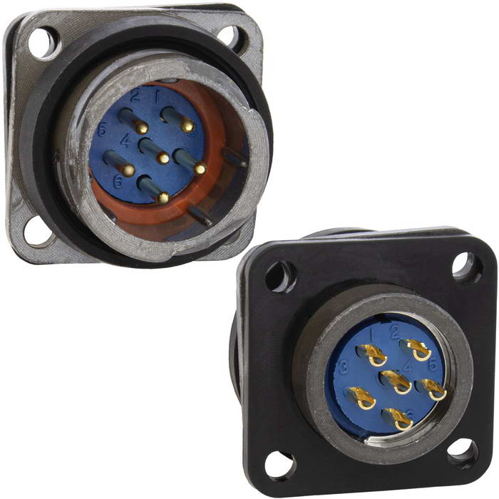 Разъём быстроразъёмный Ruichi FQ18-6pin ZJ, 6-ти контактный