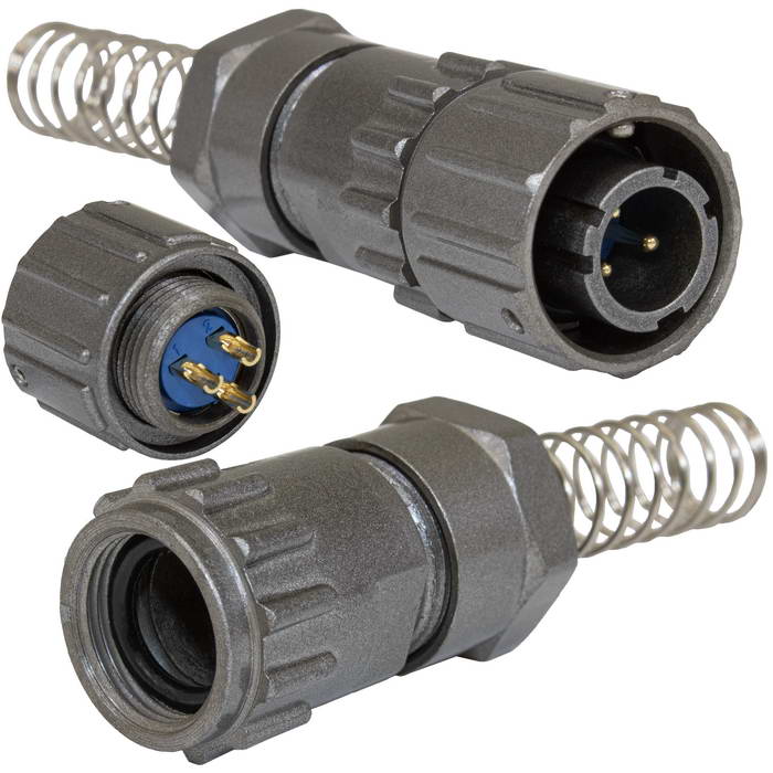 Разъём быстроразъёмный RUICHI FQ14-3pin TJ-8, 3-х контактный