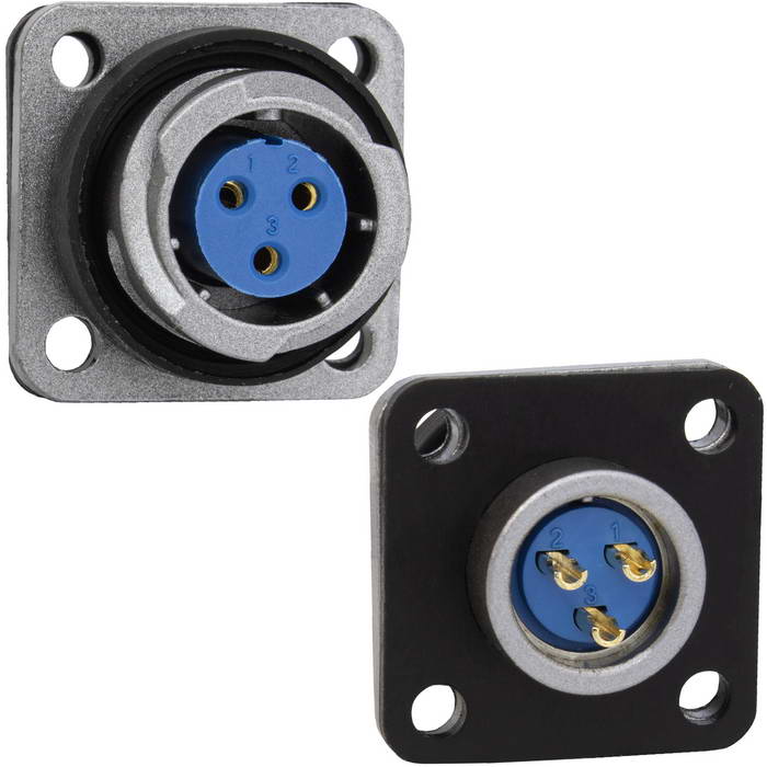 Разъём быстроразъёмный RUICHI FQ14-3pin ZK, 3-х контактный