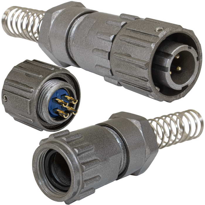 Разъём быстроразъёмный RUICHI FQ14-4pin TJ-8, 4-х контактный