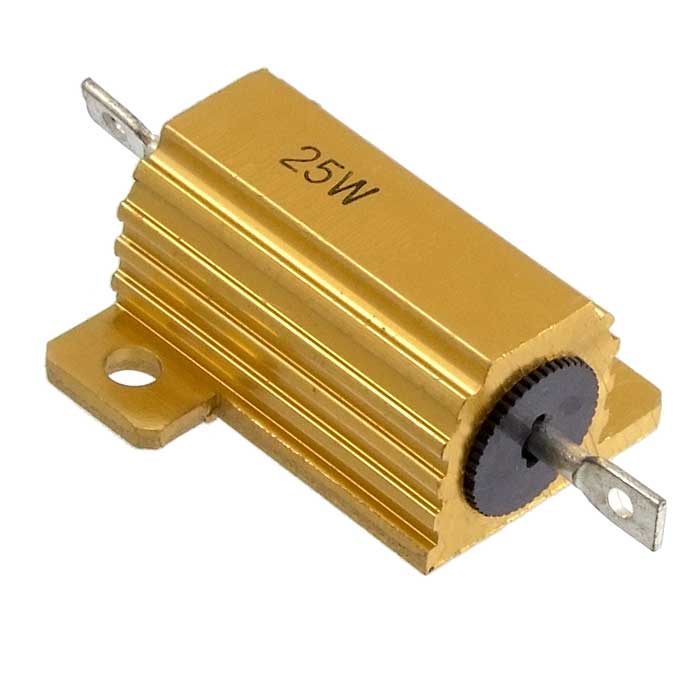 Мощный постоянный резистор RUICHI RX24 25W 5% 12K, алюминиевый корпус