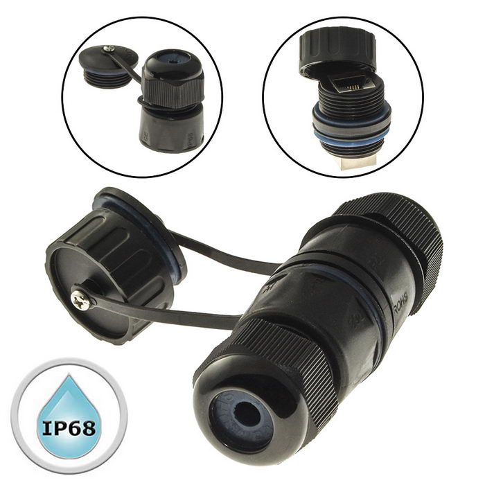 Разъём герметичный RUICHI RJ45M25Z2-6BG2