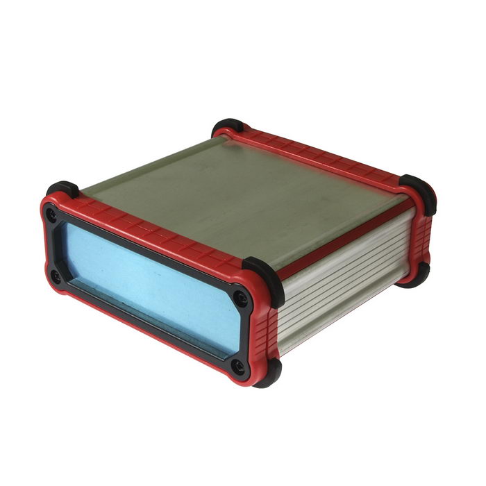 Корпус для РЭА приборный из алюминиевого профиля ZTM-ELECTRO Z35H-4, 100x113x42 мм