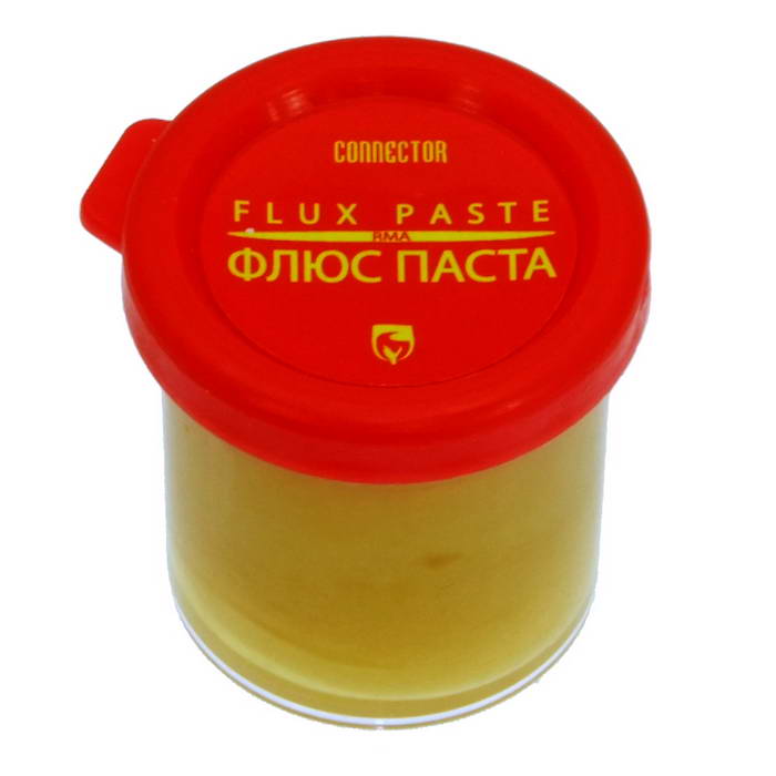 Флюс для пайки Флюс паста, 20 гр, Пластмассовая баночка с крышкой
