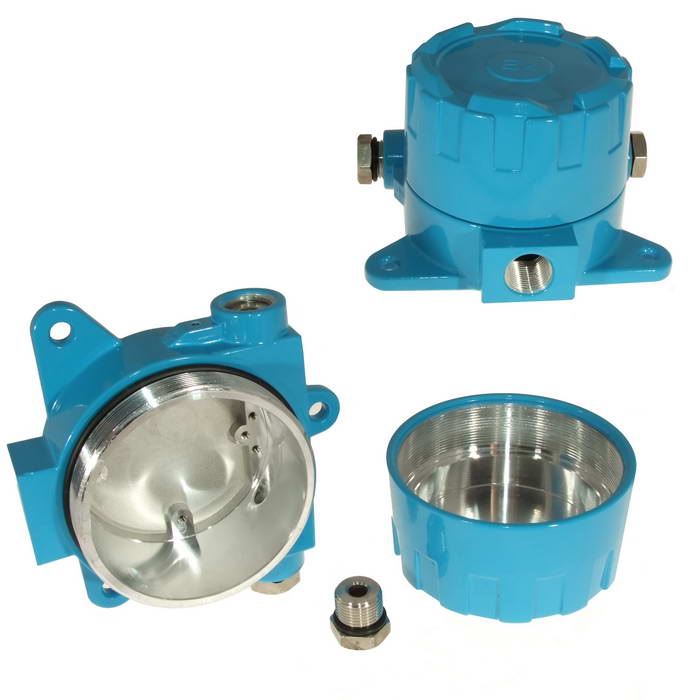 Корпус для полевого датчика давления ZTM-ELECTRO BP18-1B, синий, алюминиевый