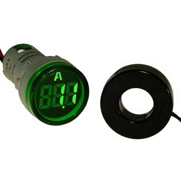Цифровой LED амперметр переменного тока RUICHI DMS-213