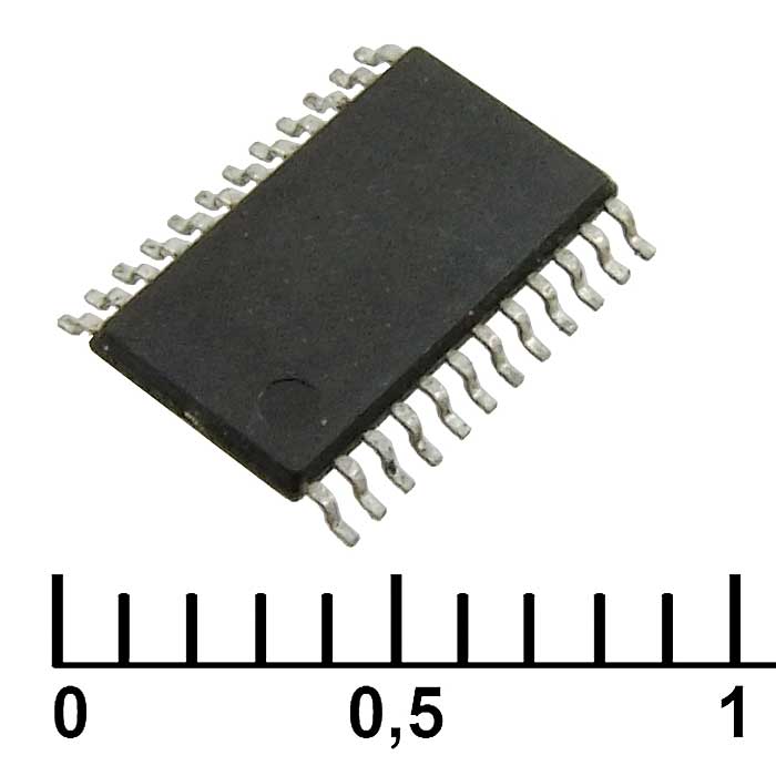 AD7192BRUZ, малошумящий аналого-цифровой преобразователь Analog Devices, 24- разрядный, сигма- дельта, корпус TSSOP-24