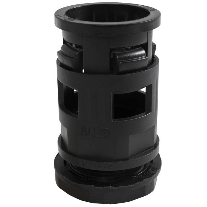 Быстрый соединитель для гофрированной трубы RUICHI QC-M25-25, IP54, прямой