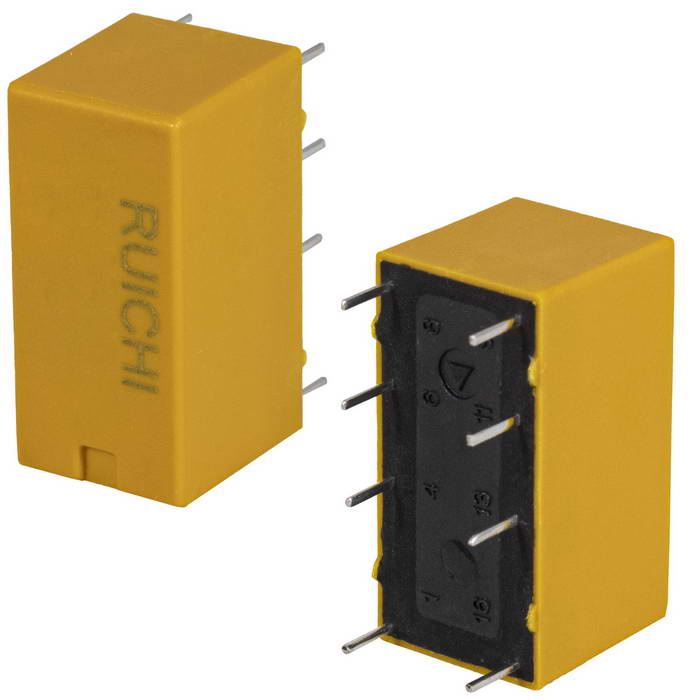 Электромагнитное реле RUICHI RHD27/012-S 2A, DPDT