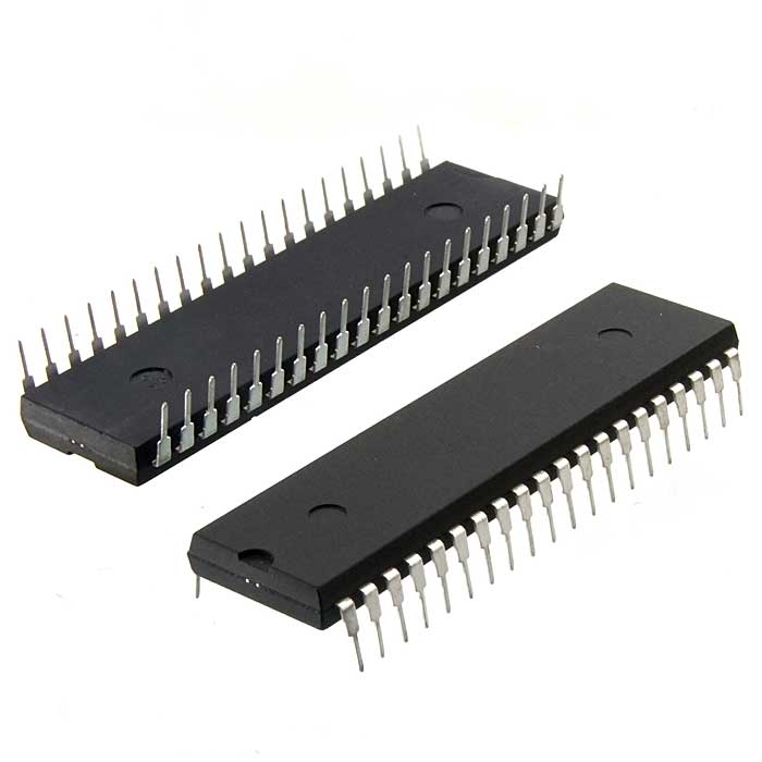 PIC16F877A-I/P, Микроконтроллер 8-Бит Microchip, PIC16, 20МГц, 14КБ, 33  I/O, корпус PDIP-40