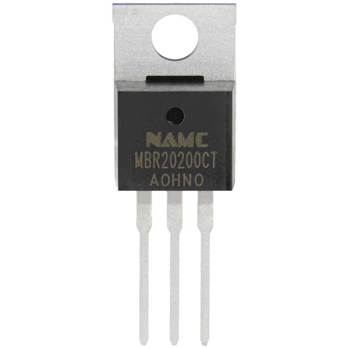 MBR20200CT NAMC, 2 диода Шоттки с общим катодом, 200 В, 2х10 А, корпус TO-220