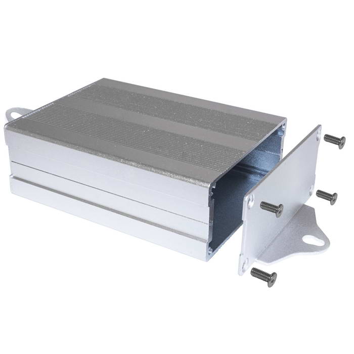 Корпус для РЭА приборный из алюминиевого профиля ZTM-ELECTRO Z35B-18MF,   100x76x35мм