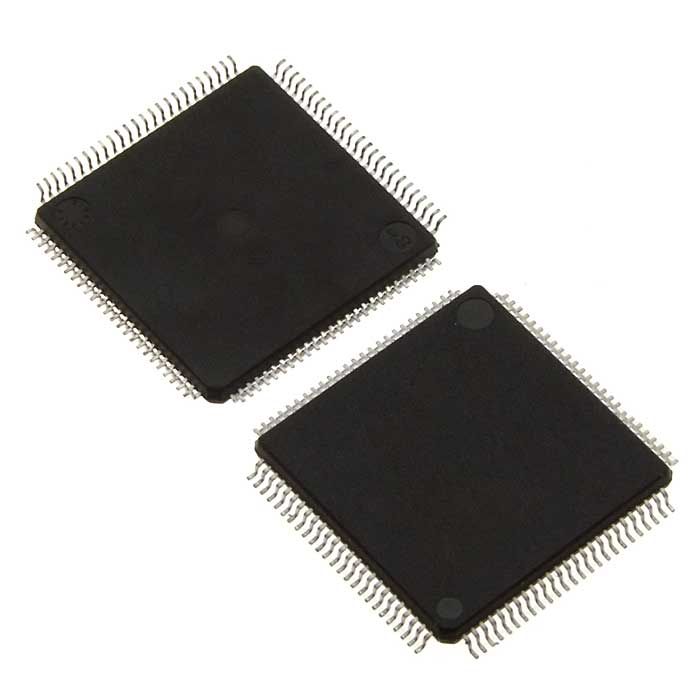 CY7C68013A-100AXC, Периферийный контроллер USB Cypress Semiconductor, 8051, 480 Мб/с,  50 мА, GPIF, I2C, USART, корпус TQFP-100