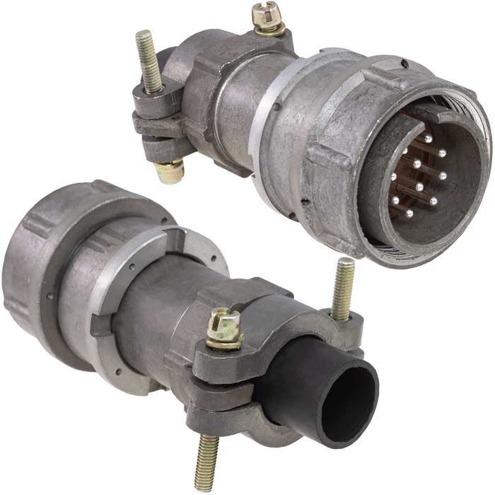 Разъём  RUICHI  RM24-10-TJ-S-D   кабельная прямая неэкранированная вилка (аналог 2рмдт24)