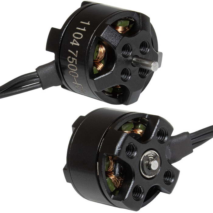 Электродвигатель бесщеточный RUICHI 1104 7500-RH, 7500 kV, диаметр вала 1.5 мм, цвет  черный