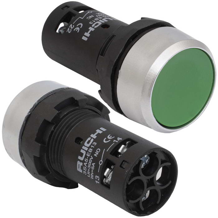 Кнопочный переключатель RUICHI LXA2 (3SA5)-EB134, NO-NC, IP66