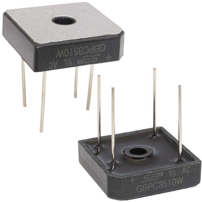 GBPC3510W SEP диодный мост, 35 А, 1000 В, GBPC-W