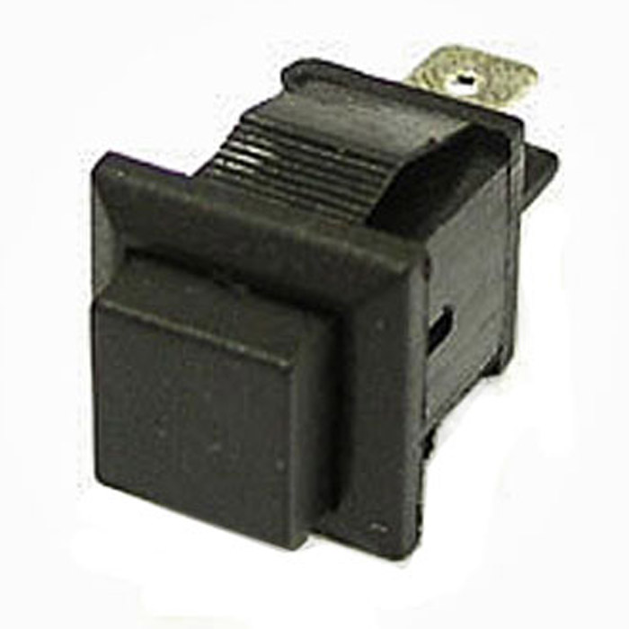 Кнопочный переключатель RUICHI PBS-15B, OFF-(ON), чёрный