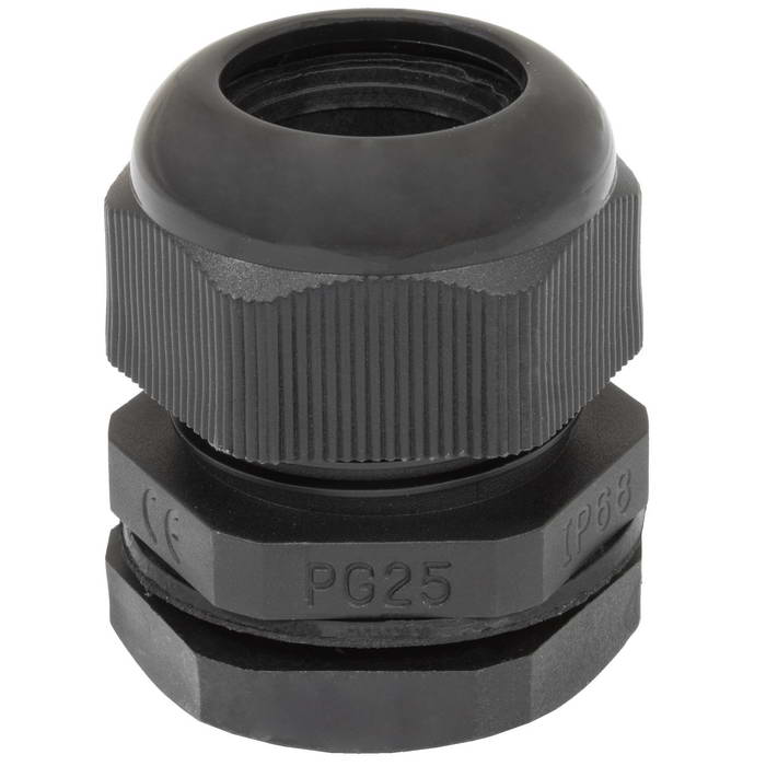 Кабельный ввод RUICHI PG25 (15-20) Черный, полипропилен