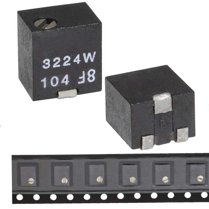 Подстроечный резистор RUICHI 3224W 100K (3224W-1-104)