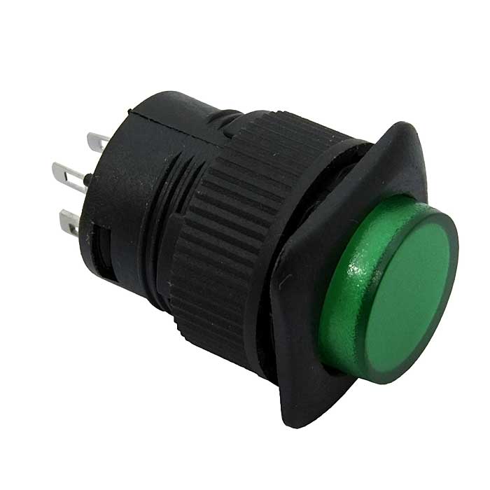 Кнопочный переключатель RUICHI R16-504AD-G с замком