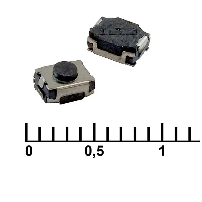 Тактовая кнопка RUICHI IT-1185AU, 4.5x3x2 мм
