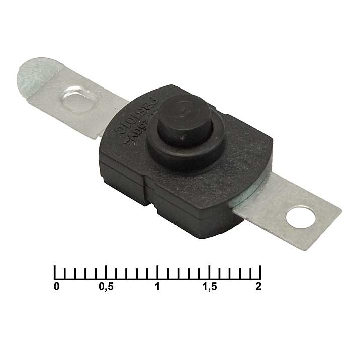 Кнопочный переключатель RUICHI PBS101C395, 1.5 A, 250 В, ON-OFF