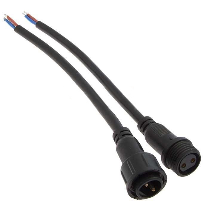 Разъём герметичный RUICHI 2pin BP L=40 D=21.5 мм 2*0.75 мм2, 2 контакта