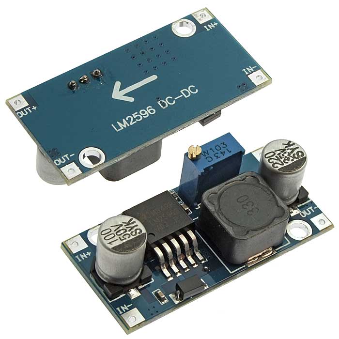 Электронный модуль RUICHI LM2596 DC-DC, 3 A