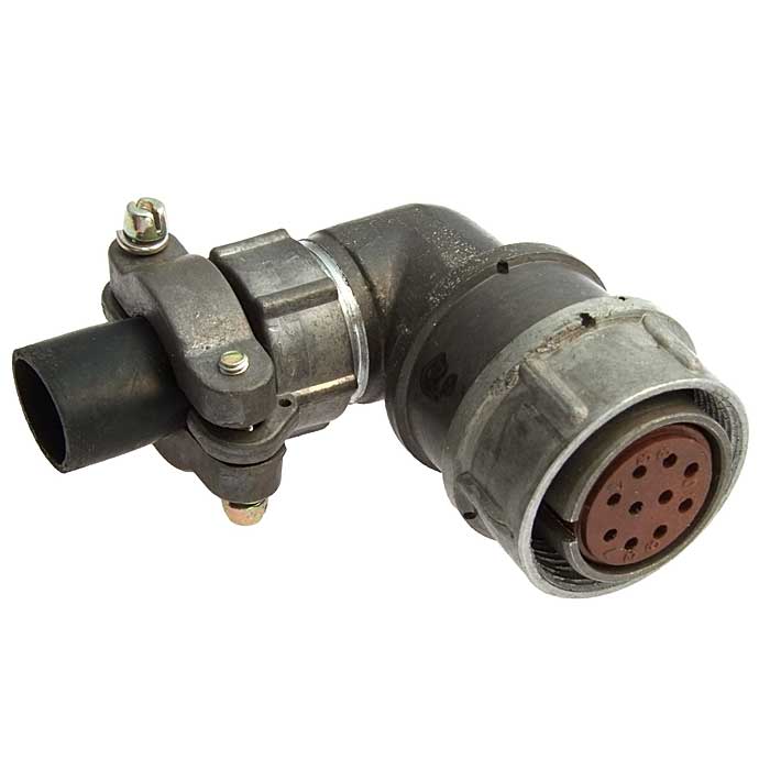 Разъём  RUICHI  RM22-10-TK-S-R   кабельная угловая  неэкранированная розетка (аналог 2рмт22)
