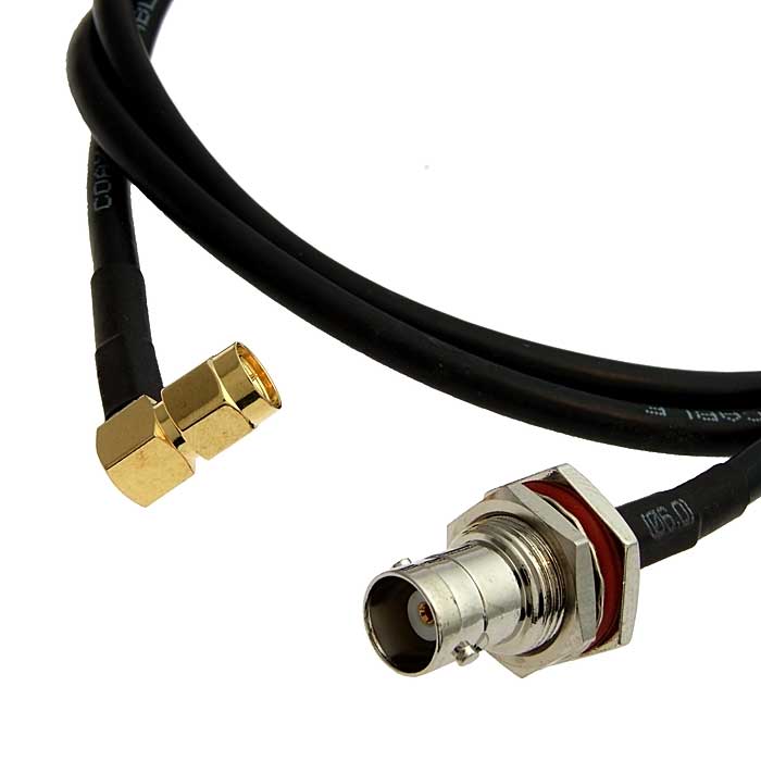 Разъём высокочастотный RUICHI BNC-KY-3-RG58-100CM-SMA-JW-3, длина 100 см