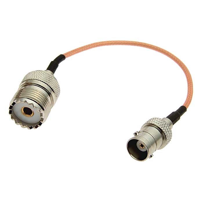 Разъём высокочастотный RUICHI SL16-K-1.5-RG316-15CM-BNC-K-1.5, длина 15 см