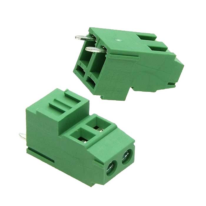 Винтовой клеммный блок ZTM-ELECTRO ZEK381V-02P (DG380-3.81-02P), на плату, 2 контакта,  шаг 3.81 мм
