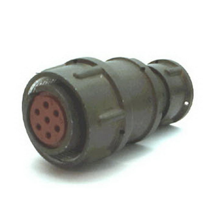 Разъём  RUICHI  RM18-7-TK-U-D   кабельная прямая экранированная розетка (аналог 2рмт18)