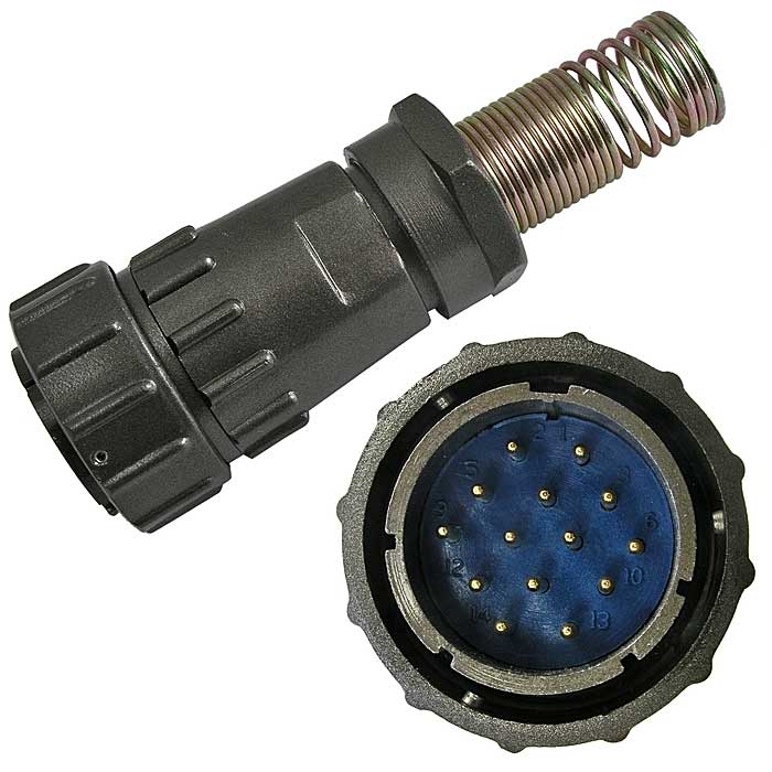 Разъём быстроразъёмный RUICHI FQ30-14pin TJ-16, 14-ти контактный