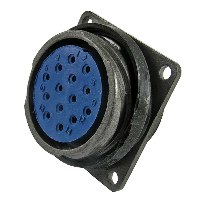 Разъём быстроразъёмный RUICHI FQ30-14pin ZK, 14-ти контактный