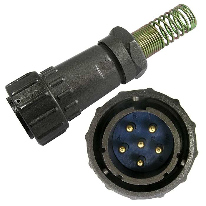Разъём быстроразъёмный RUICHI FQ24-6pin TJ-12, 6-ти контактный