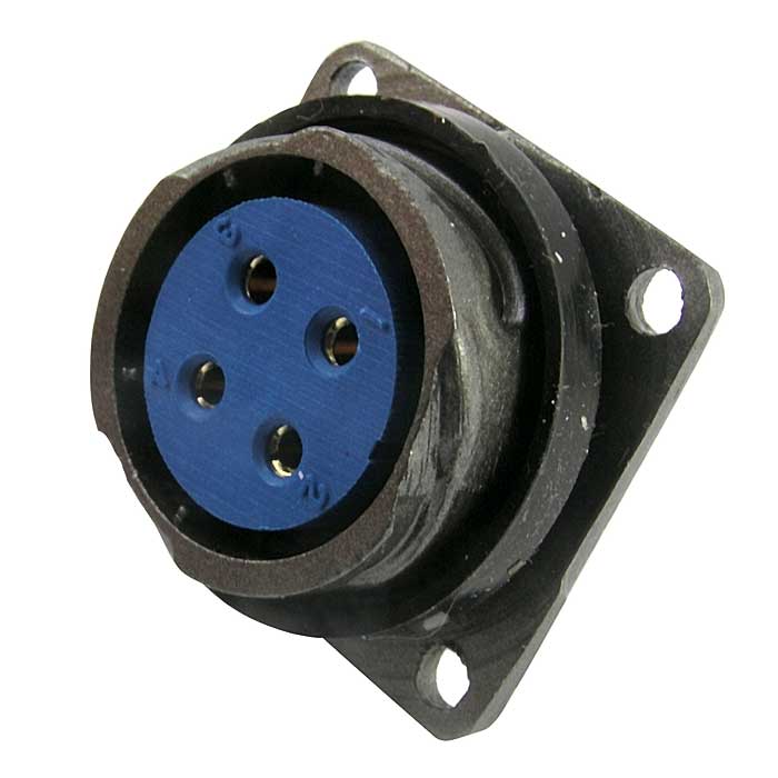 Разъём быстроразъёмный RUICHI FQ24-4pin ZK, 4-х контактный