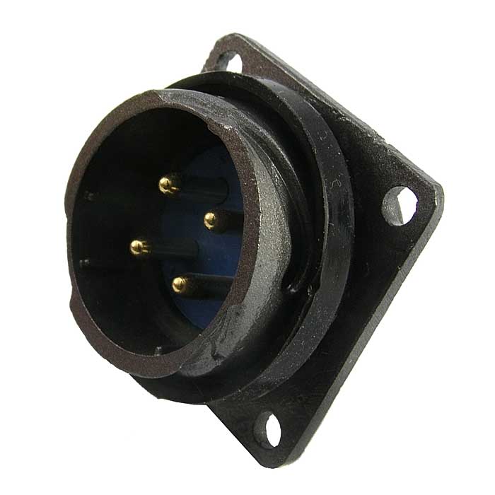 Разъём быстроразъёмный RUICHI FQ24-4pin ZJ, 4-х контактный