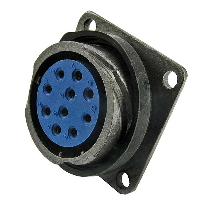 Разъём быстроразъёмный RUICHI FQ24-10pin ZK, 10-ти контактный