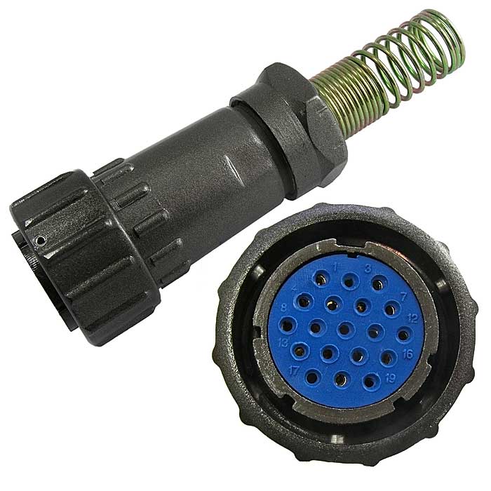 Разъём быстроразъёмный RUICHI FQ24-19pin TK-12, 19-ти контактный
