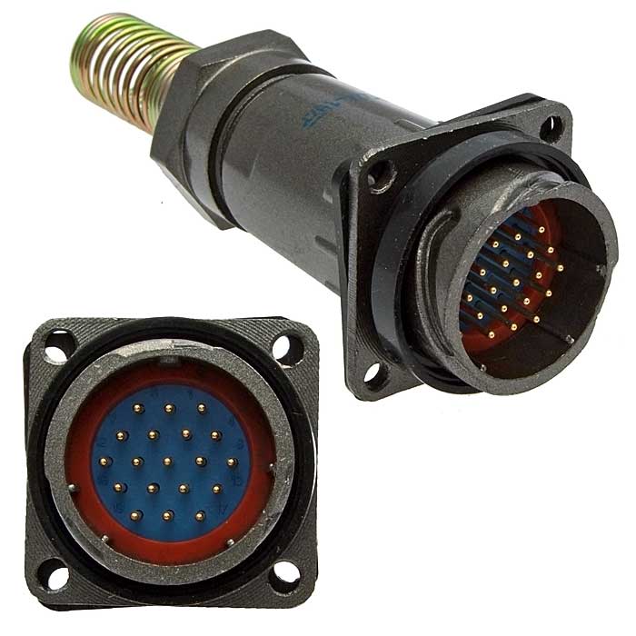 Разъём быстроразъёмный RUICHI FQ24-19pin ZPJ-12, 19-ти контактный