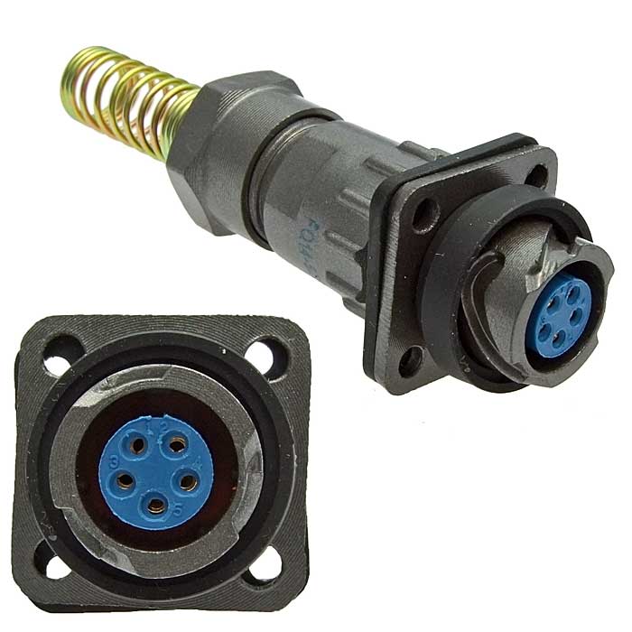 Разъём быстроразъёмный RUICHI FQ14-5pin ZPK-8, 5-ти контактный