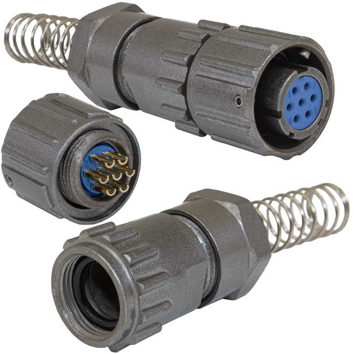 Разъём быстроразъёмный RUICHI FQ14-7pin TK-8, 7-ми контактный